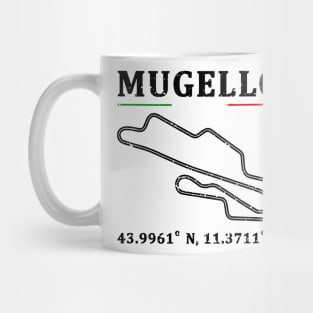 Mugello Racing Circuit Black Mug